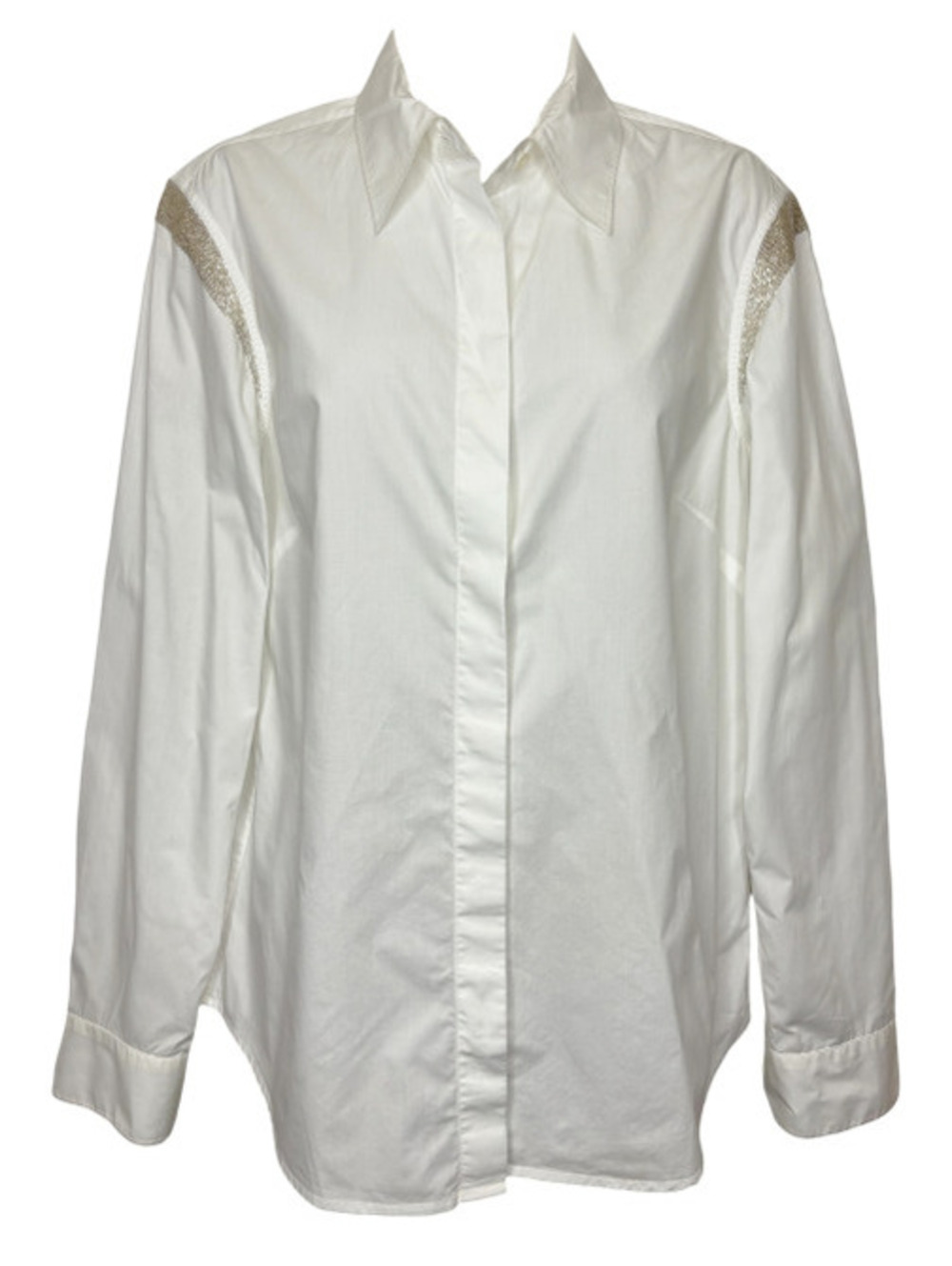 Dries Van Noten Embellished Cotton Blouse